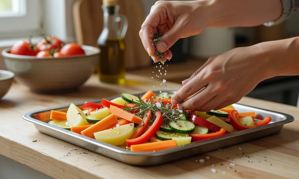 Legumes assados no forno: sabor profundo