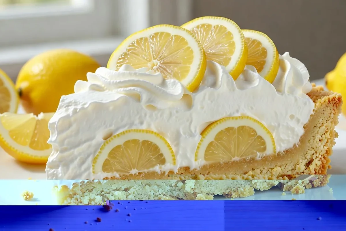 Torta de limão sem forno: cremosa e fresca